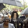 Michael Jackson arrives at the Santa Barbara County courthouse. Jury Selection.
