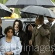 Michael Jackson arrives at the Santa Barbara County courthouse. Jury Selection.