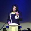 Michael Jackson at charity gala in Berlin