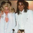 Michael Jackson attends the 1991 Oscar awards with Madonna.