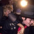 Michael Jackson attends the opening of Donald Trump's Taj Mahal Casino.