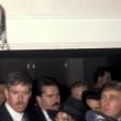 Michael Jackson attends the opening of Donald Trump's Taj Mahal Casino.