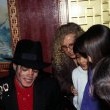 Michael Jackson attends the opening of Donald Trump's Taj Mahal Casino.