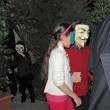 Michael Jackson impreuna cu cei trei copii la o petrecere de Halloween