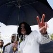 Michael Jackson in Court - Santa Maria