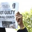 Michael Jackson is acquitted of all 10 felony charges and 4 misdemeanor charges against him.
