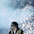 Michael Jackson performs at the most famous XXVII Superbowl Halftime Show.