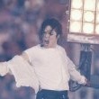 Michael Jackson performs at the most famous XXVII Superbowl Halftime Show.