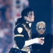 Michael Jackson performs at the most famous XXVII Superbowl Halftime Show.