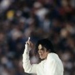 Michael Jackson performs at the most famous XXVII Superbowl Halftime Show.