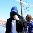 Michael Jackson shopping in Los Angeles.