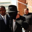Michael leaves medical clinic in Beverly Hills