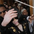 Michael leaves medical clinic in Beverly Hills