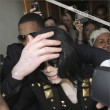 Michael leaves medical clinic in Beverly Hills