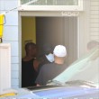 Michael leaving a dance studio