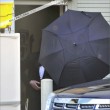 Michael leaving a dance studio