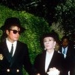Michael, Lee Minnelli and Liza Minnelli attend the funeral of Vincente Minnelli.