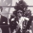 Michael meets with former president Ronald Reagan and his wife Nancy at the White House.