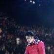 Michael performs at president Bill Clinton's Inaugural Celebration.