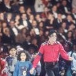 Michael performs at president Bill Clinton's Inaugural Celebration.