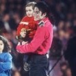 Michael performs at president Bill Clinton's Inaugural Celebration.