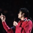 Michael performs at president Bill Clinton's Inaugural Celebration.