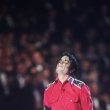 Michael performs at president Bill Clinton's Inaugural Celebration.