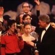 Michael performs at president Bill Clinton's Inaugural Celebration.