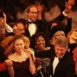 Michael performs at president Bill Clinton's Inaugural Celebration.