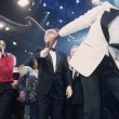Michael performs at president Bill Clinton's Inaugural Celebration.