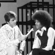 Michael performs "Ben" and talks to Dick Clark at Solid Gold TV Studios on American Bandstand.