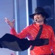 Michael performs during the taping of the "American Bandstand 50th...A Celebration" show.