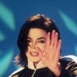 Michael performs 'Earth Song' at the Brit Awards.