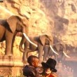 Michael stops by Sun City, the luxory South African resort in 1996.