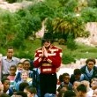 Michael stops by Sun City, the luxory South African resort in 1996.