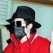 Michael visits London before the 1996 Brit Awards.