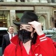 Michael visits London before the 1996 Brit Awards.