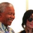 Michael visits Nelson Mandela in Cape Town, South Africa.
