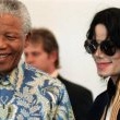 Michael visits Nelson Mandela in Cape Town, South Africa.