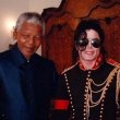 Michael visits South Africa visiting with his friend Nelson Mandela and celebrating his 78th birthday.