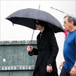 Michael with his 2 children, Prince and Paris, are seen outside a studio
