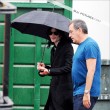 Michael with his 2 children, Prince and Paris, are seen outside a studio