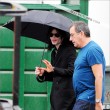 Michael with his 2 children, Prince and Paris, are seen outside a studio