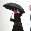 Michael with his 2 children, Prince and Paris, are seen outside a studio