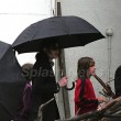 Michael with his 2 children, Prince and Paris, are seen outside a studio
