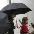 Michael with his 2 children, Prince and Paris, are seen outside a studio