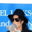 Munich's Olympic Stadium. Michael was there to speak about his Red Cross charity concert with Luciano Pavarotti and other famous music stars.