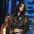 Radio Music Awards. Michael recieves the Humanitarian Award.