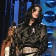 Radio Music Awards. Michael recieves the Humanitarian Award.